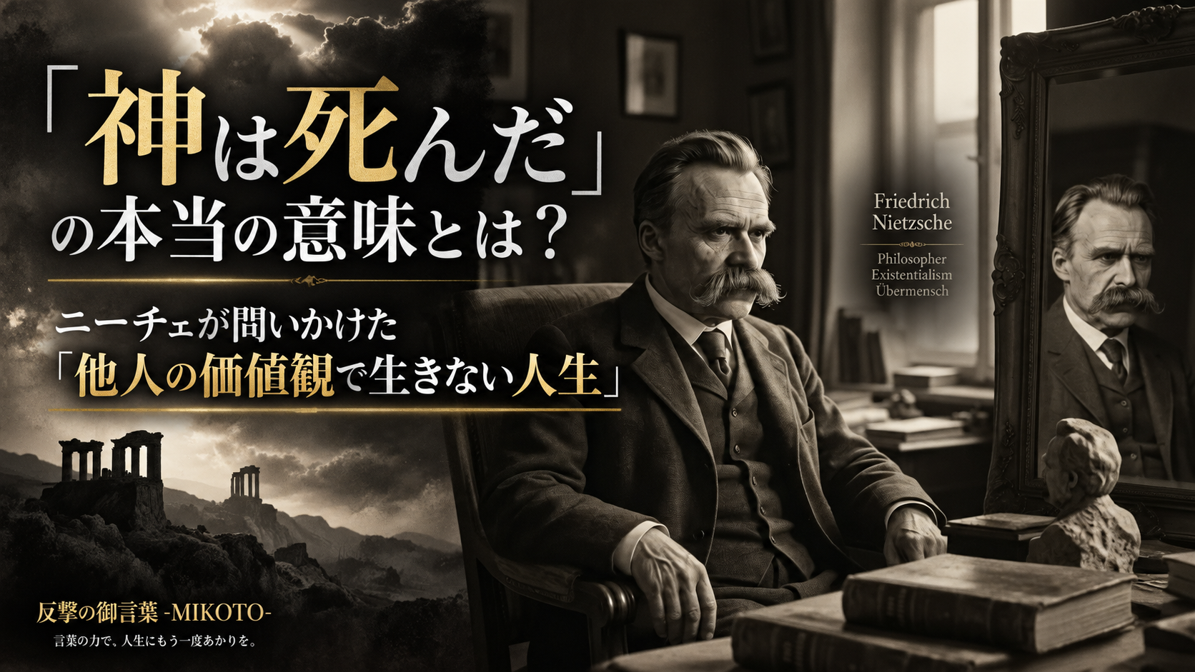 「神は死んだ」の本当の意味とは？ニーチェが問いかけた「他人の価値観で生きない人生」