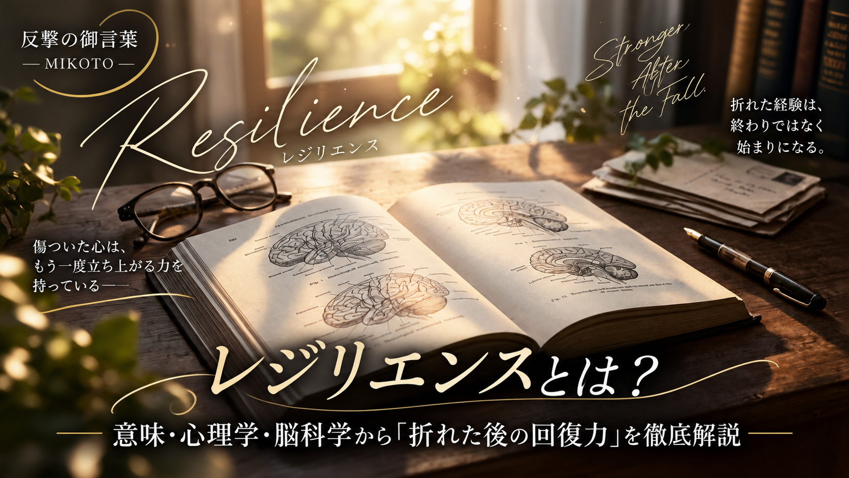 レジリエンスとは？意味・心理学・脳科学から「折れた後の回復力」を徹底解説