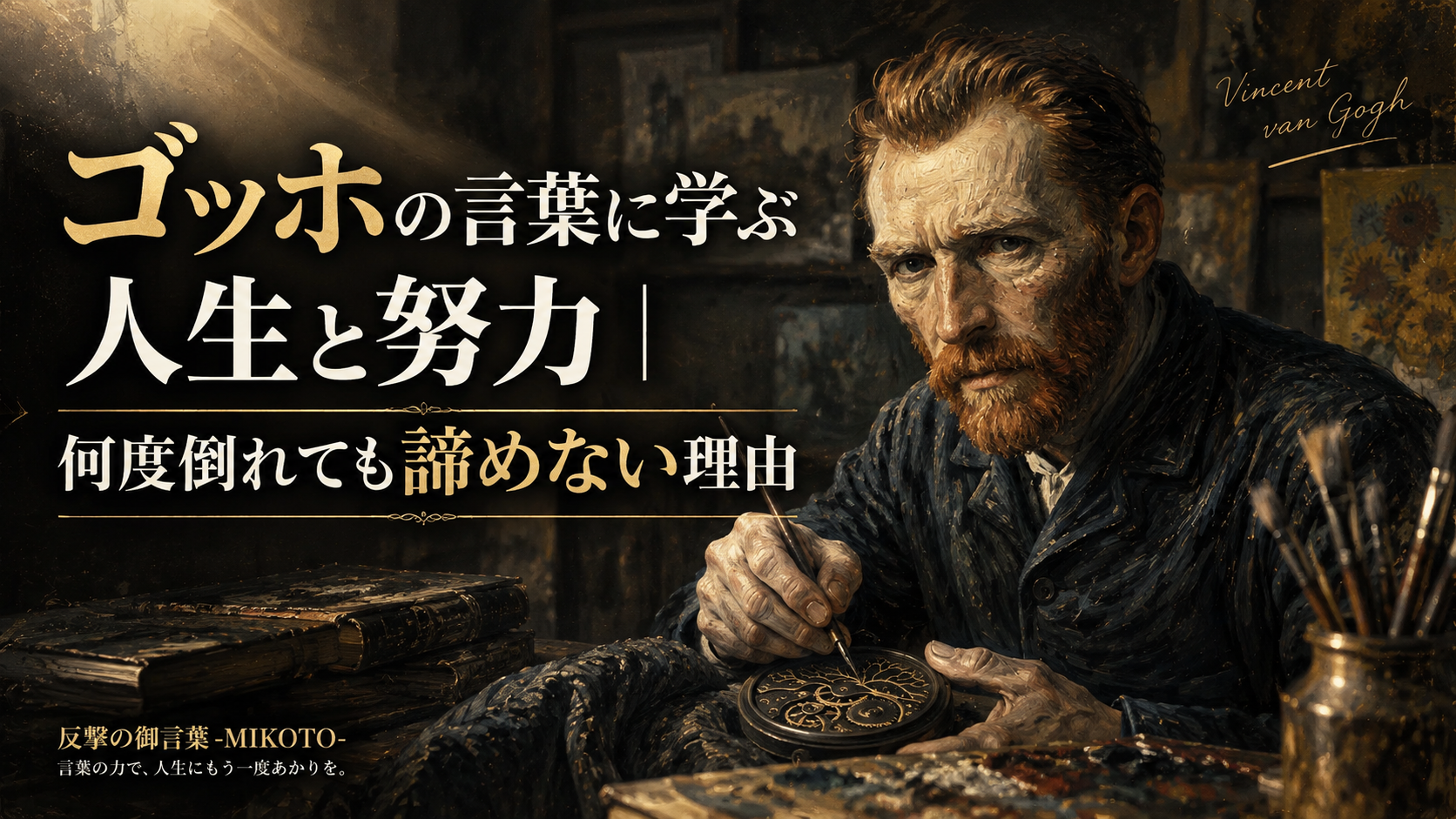 ゴッホの言葉に学ぶ人生と努力｜何度倒れても諦めない理由